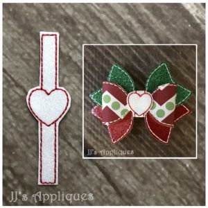 Heart Bow Center Tie