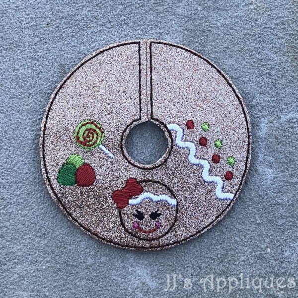 Gingerbread Girl Stemware Collar - Image 2