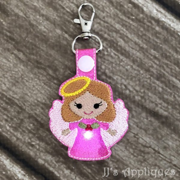 Flashing Angel Girl Key Fob - Image 3