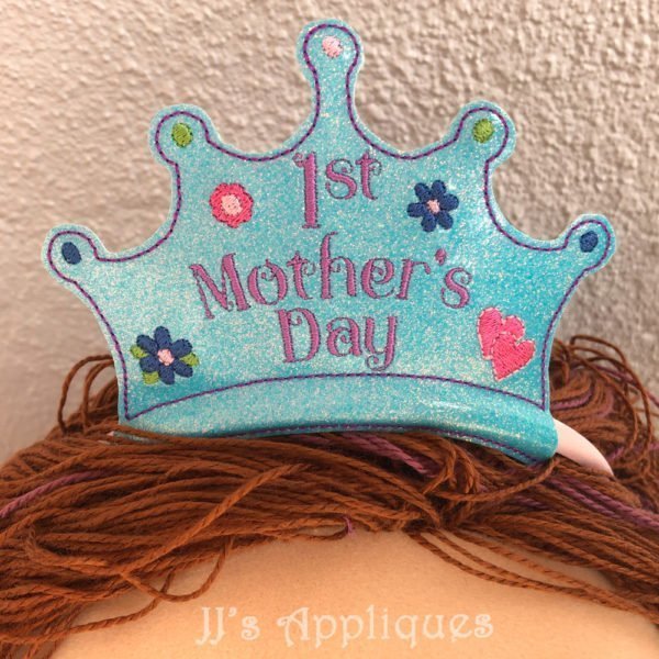 1st Mother's Day Crown Headband Slide - Image 2