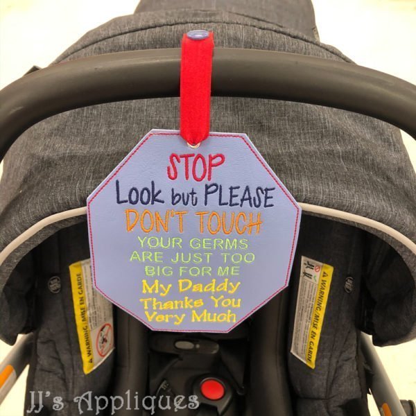 Stop Look but Don't Touch Baby Tag for Daddy - Image 2