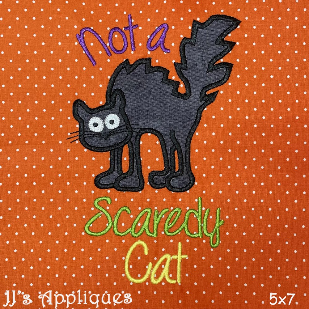 Scaredy Cat (Applique)