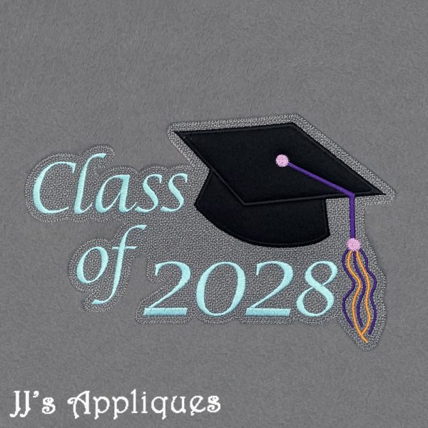 Class Of 2028 Blanket Design - Jj's Appliqués Machine Embroidery