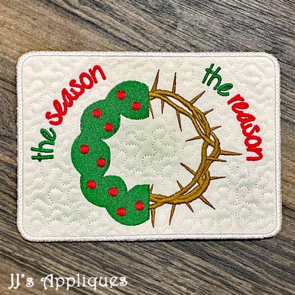 The Season The Reason Mug Rug