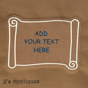 Scroll Frame Knockdown Stitch Blank