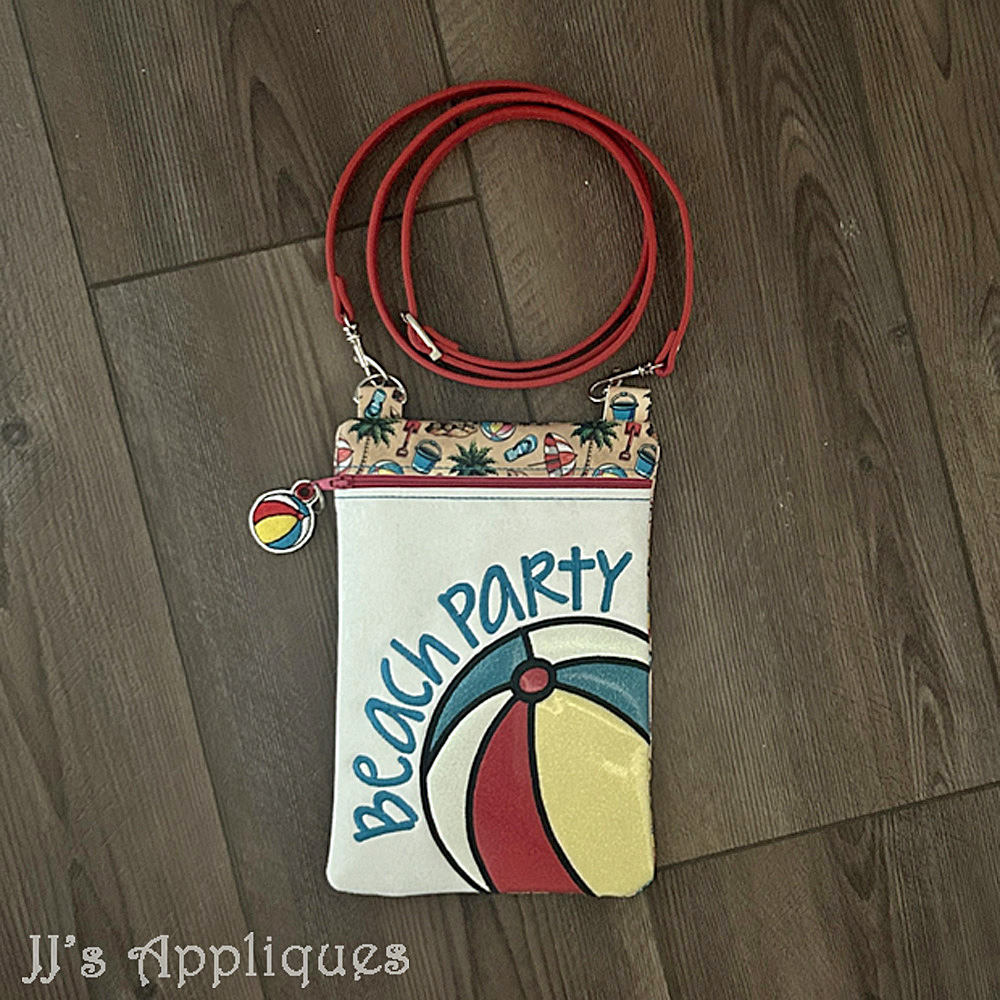 Beach Ball Zipper Pull - Image 2
